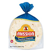 Mission Tortillas Flour Caseras 12 Count - 28 Oz - Image 2