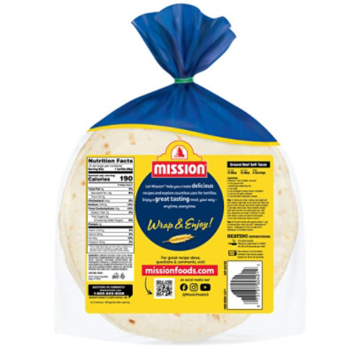 Mission Caseras Flour Tortillas - Soft Taco Size - 12 Count - Image 2