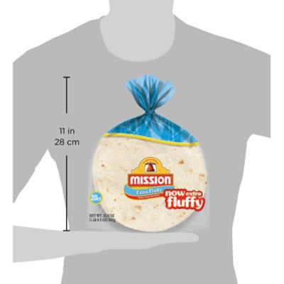 Mission Extra Fluffy Flour Tortillas - Fajita Size - 20 Count - Image 5