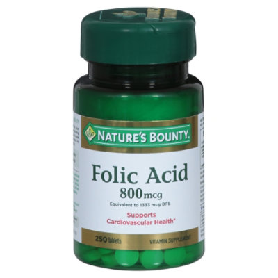 Ntrs Bnty Folic Acid 800 Mcg 250 Ea - 250 Each