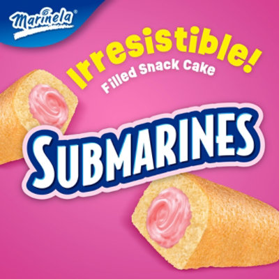 Marinela Submarinos Strawberry Creme Filled Snack Cakes - 8 - 9.88 Oz - Image 3