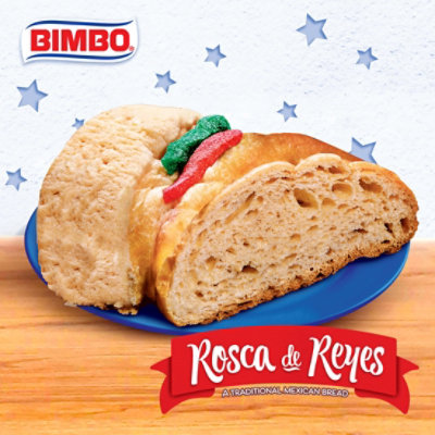 Bimbo Rosca de Reyes Sugar Ring Sweet Bread - 40.57 Oz - Image 3