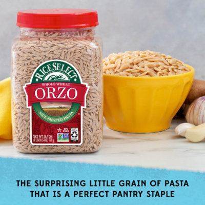 Rice Select Orzo 100% Whole Wheat Jar - 32 Oz - Image 4