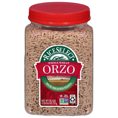 Rice Select Orzo 100% Whole Wheat Jar - 32 Oz - Image 1