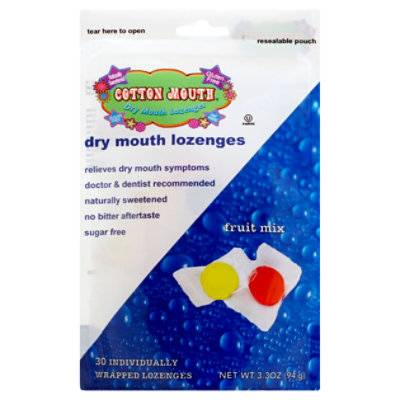 Cotton Mouth Lozenges Dry Mouth Fruit Mix - 3.3 Oz - safeway