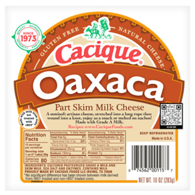 Cacique Cheese Oaxaca - 10 Oz - Image 1