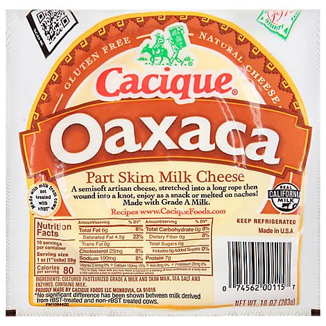 Cacique Cheese Oaxaca - 10 Oz