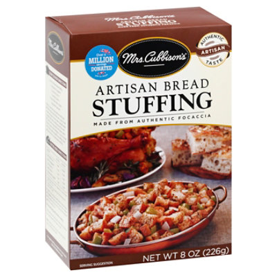 Mrs. Cubbisons Stuffing Authentic Focaccia Artisan Bread Box - 8 Oz - Image 1