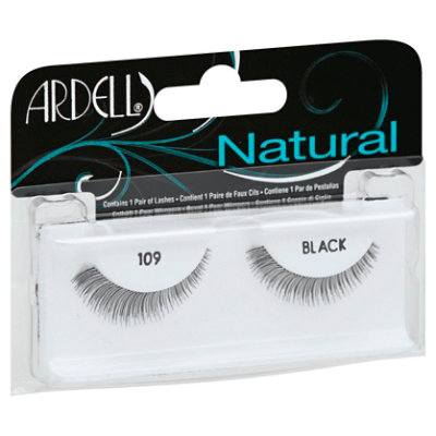 Ardell Natural Black 109 Lashes - 2 Count - Image 1