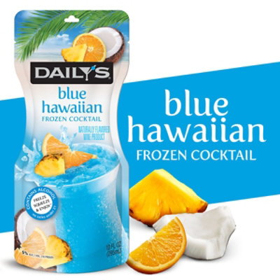 Daily's Blue Hawaiian Frozen Cocktail Drink Pouch - 10 Fl. Oz. - Image 1