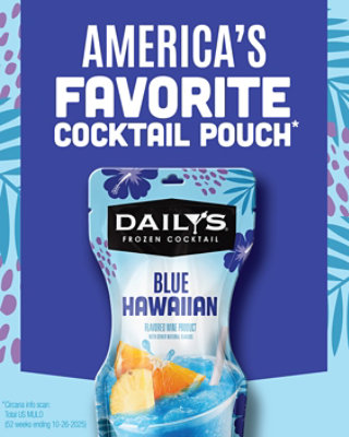 Daily's Blue Hawaiian Frozen Cocktail Drink Pouch - 10 Fl. Oz. - Image 3