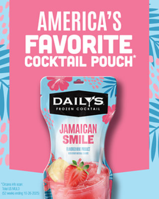 Daily's Jamaican Smile Frozen Cocktail Drink Pouch - 10 Fl. Oz. - Image 3