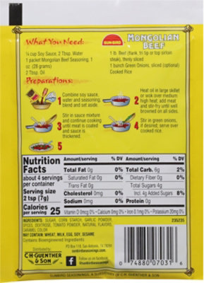 Sunbird Mix Ssnng Beef Mongo - 1 Oz - Image 6