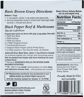Mayacamas Gravy Mix Brown - 0.65 Oz - Image 6