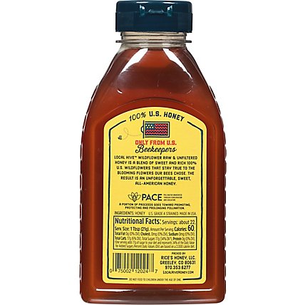 Local Hive Honey Raw & Unfiltered Authentic Wildflower - 16 Oz - Image 7