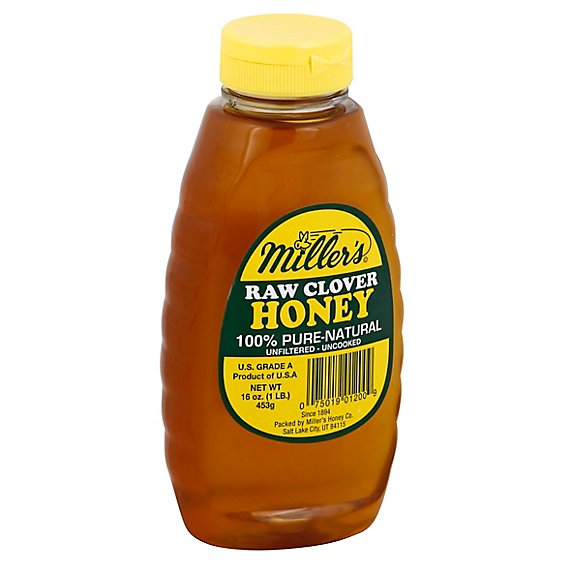 Millers Honey Clover - 16 Oz