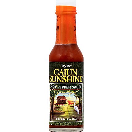 TryMe Sauce Hot Pepper Cajun Sunshine - 5 Fl. Oz. - Image 2
