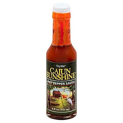 TryMe Sauce Hot Pepper Cajun Sunshine - 5 Fl. Oz. - Image 1