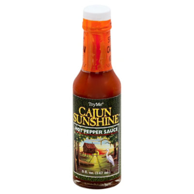 TryMe Sauce Hot Pepper Cajun Sunshine - 5 Fl. Oz.