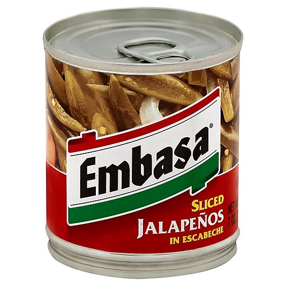 Embasa Jalapenos Sliced in Escabeche Can - 7 Oz