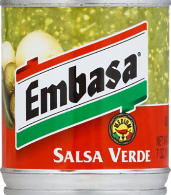 Embasa Salsa Medium Verde Can - 7 Oz - Image 2