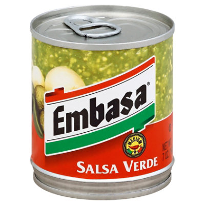 Embasa Salsa Medium Verde Can - 7 Oz - Image 1