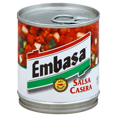Embasa Salsa Casera Hot Can - 7 Oz