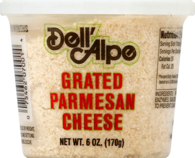 Del Alpe Cheese Parmesan - 6 Oz - Image 2