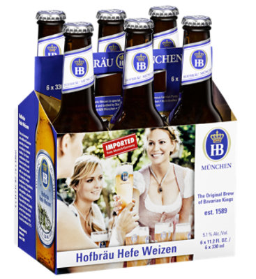 Hofbrau Munchen Hefe Weizen - 6-12 Fl. Oz. - Image 1