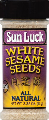 Sun Luck Sesame Seeds White - 3.35 Oz - Image 2