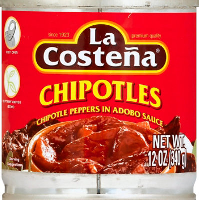 La Costena Chipotles in Adobo Sauce Can - 12 Oz - Image 2