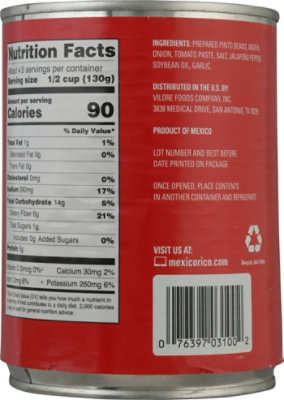 La Costena Beans Pinto Whole Can - 19.75 Oz - Image 6