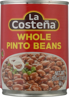 La Costena Beans Pinto Whole Can - 19.75 Oz - Image 2