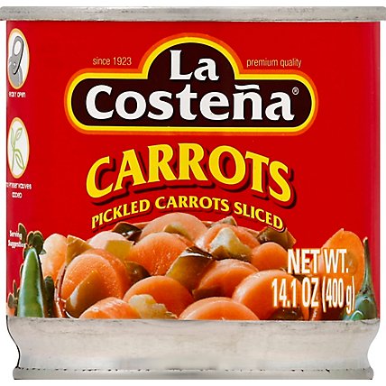 La Costena Carrots Pickled Sliced Can - 14.1 Oz - Image 2