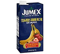 Jumex Nectar From Concentrate Strawberry-Banana Carton - 64 Fl. Oz.