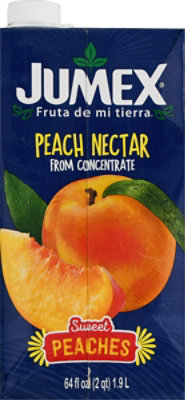 Jumex Nectar From Concentrate Peach Carton - 64 Fl. Oz. - Image 2