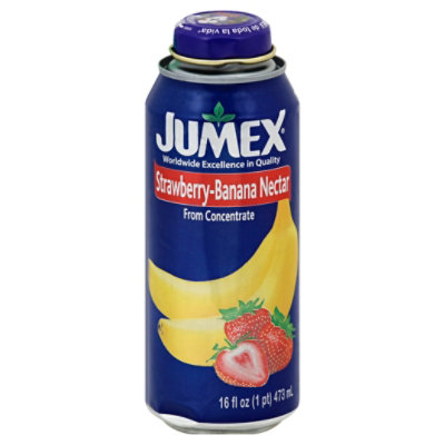 Jumex Nectar From Concentrate Strawberry-Banana Bottle - 16.9 Fl. Oz.