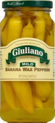 Giuliano Peppers Banana Wax Mild - 16 Fl. Oz. - Image 2