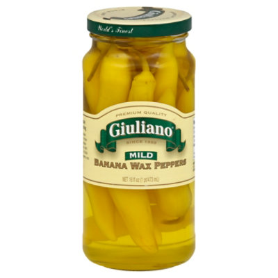 Giuliano Peppers Banana Wax Mild - 16 Fl. Oz. - Image 1