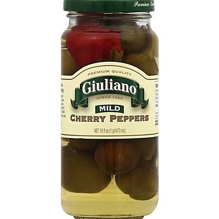 Giuliano Peppers Cherry Mild - 16 Fl. Oz. - Image 2