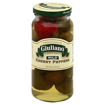 Giuliano Peppers Cherry Mild - 16 Fl. Oz. - Image 1