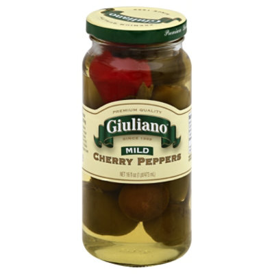 Giuliano Peppers Cherry Mild - 16 Fl. Oz.