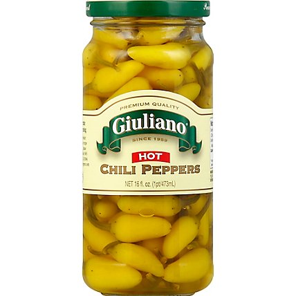Giuliano Peppers Chili Hot - 16 Fl. Oz. - Image 2