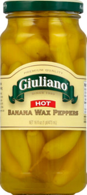 Giuliano Peppers Banana Wax Hot - 16 Fl. Oz. - Image 2