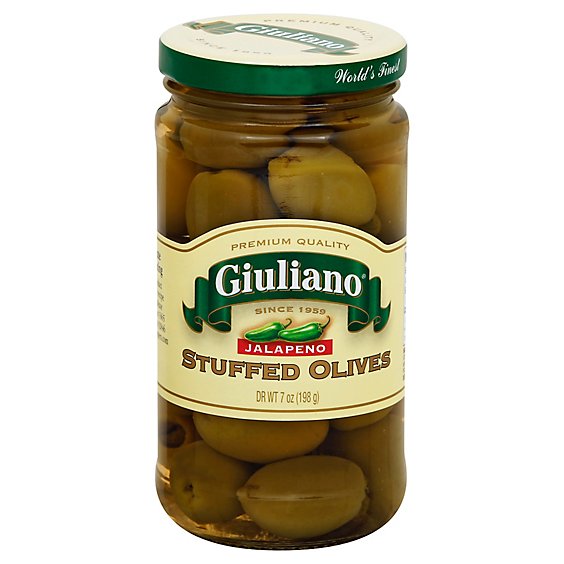 Giuliano Olives Stuffed Jalapeno - 7 Oz