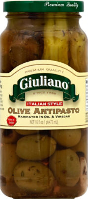 Giuliano Olives Antipasto Italian Style - 16 Fl. Oz. - Image 2