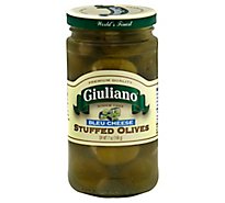 Giuliano Olives Stuffed Bleu Cheese - 7 Oz