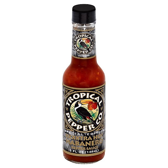 Tropical Pepper Co. Sauce Hot Pepper Xxxxtra Hot Habanero - 5 Fl. Oz.