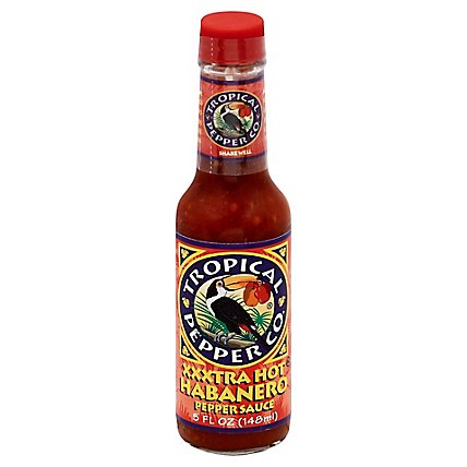 Tropical Pepper Co. Sauce Hot Pepper Xxxtra Hot Habanero - 5 Fl. Oz. - Image 1