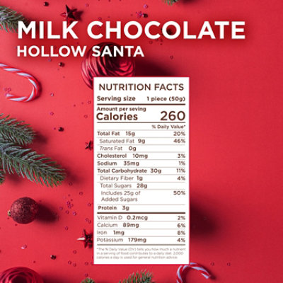 Russell Stover Chocolate Santa Hollow - 1.75Oz - Image 3